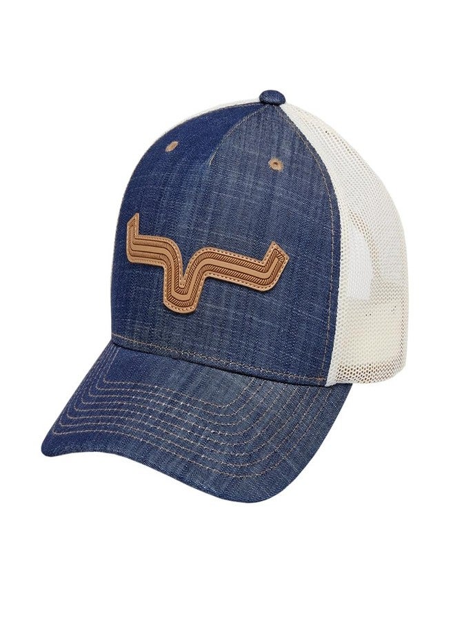 Kimes Ranch Adjustable Snapback Cap Roped Lp Trucker/Denim